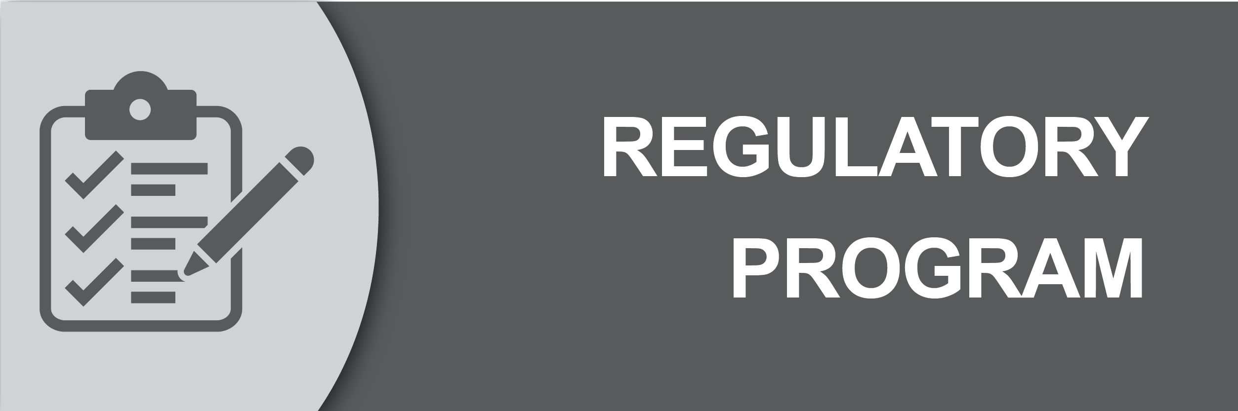 Icon with words "Regulatory Program"